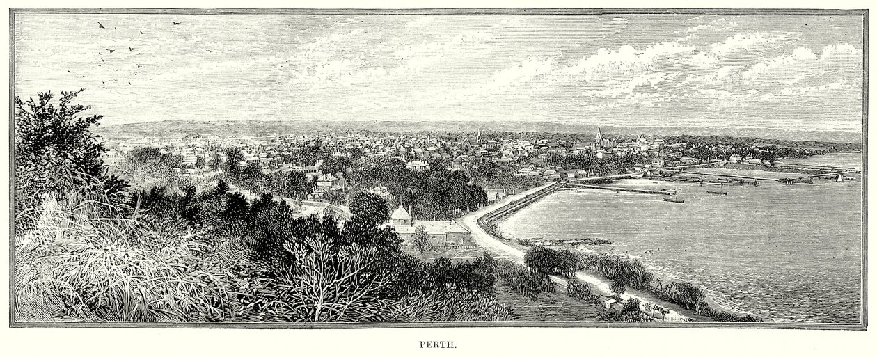 Perth (gravure) - English School