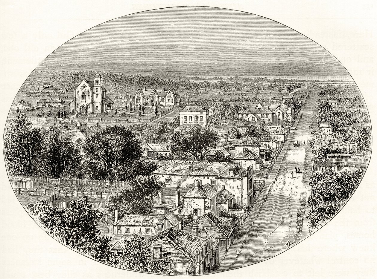 Perth, Australie-Occidentale, c.1880, de 