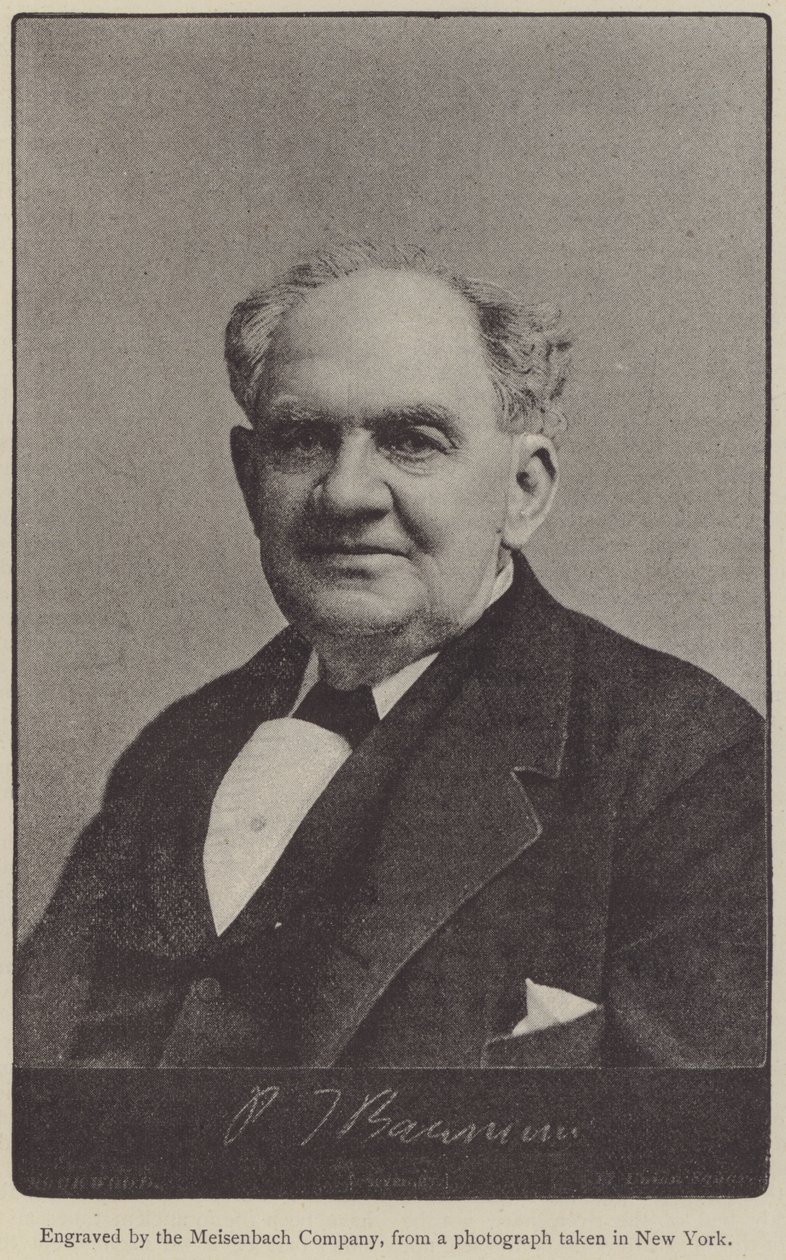 Phineas Taylor Barnum (gravure) - English School
