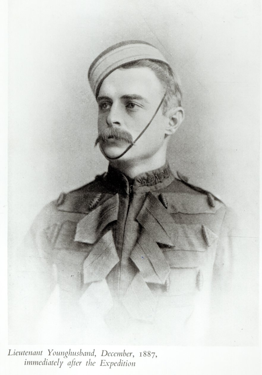 Photographie de Sir Francis Younghusband (1863-1942) en 1887 de 