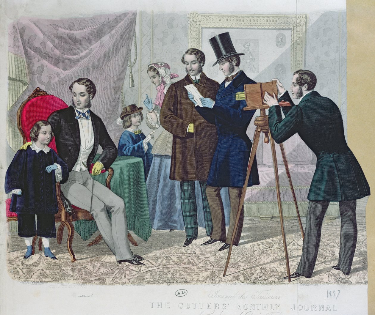 Séance photographique, 1857 - English School
