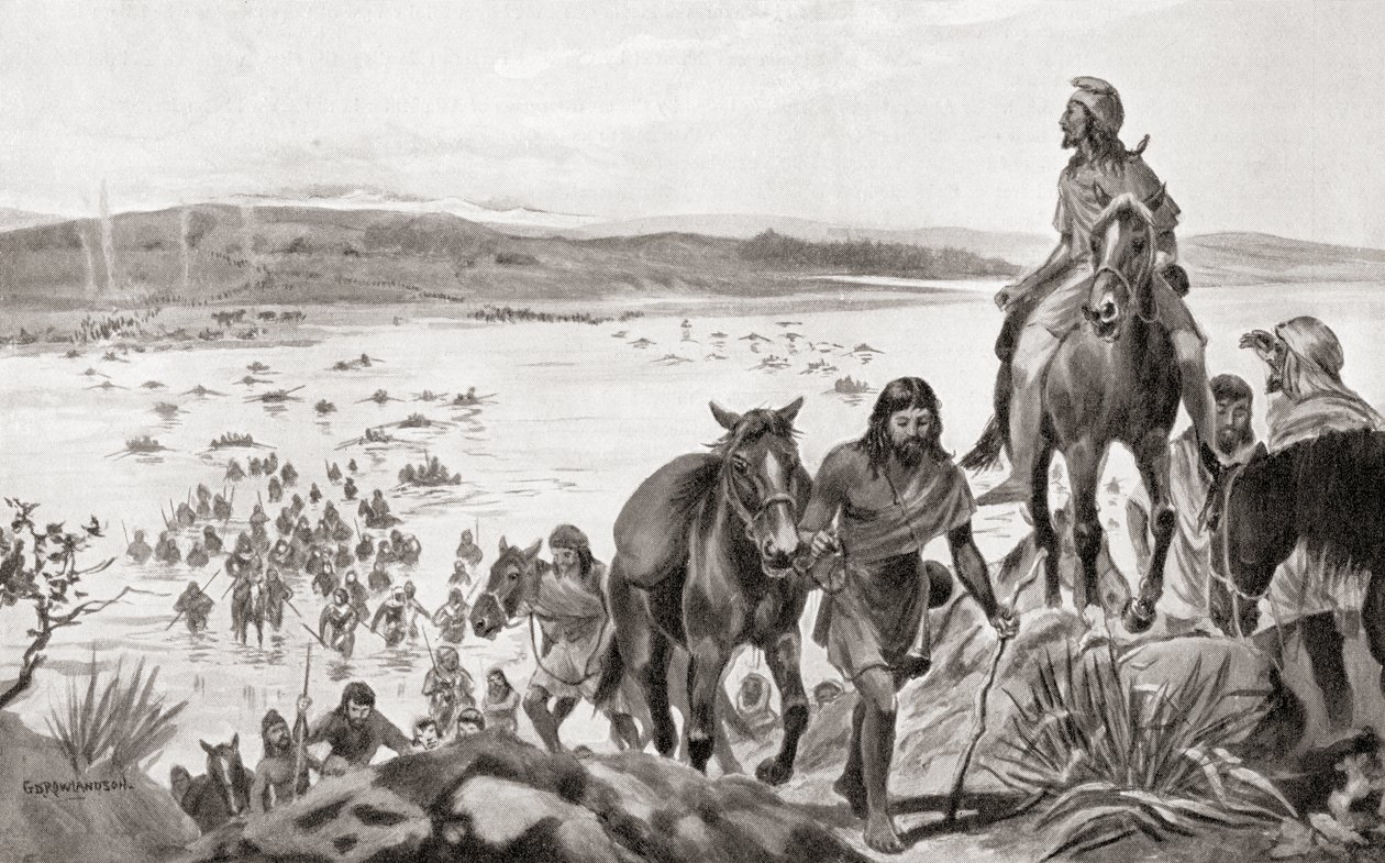 Les Phrygiens traversant le Bosphore de l