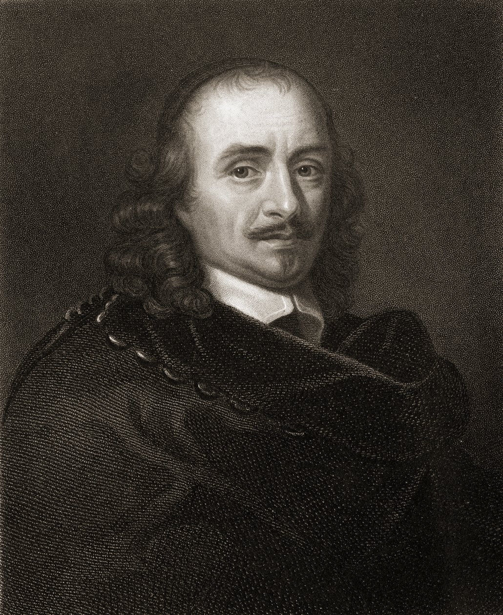 Pierre Corneille (1606-84) de La Galerie des Portraits, publié en 1833 - English School