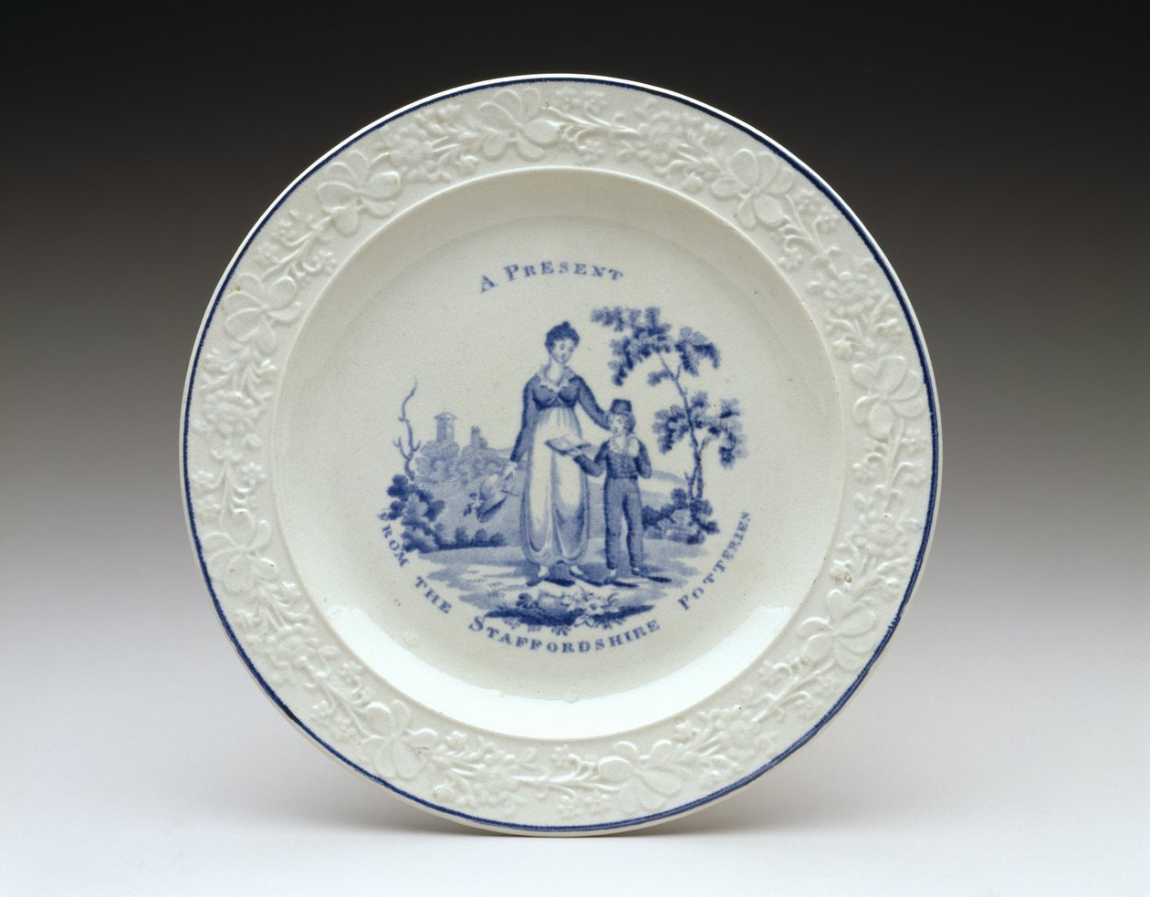 Assiette, vers 1820 - English School