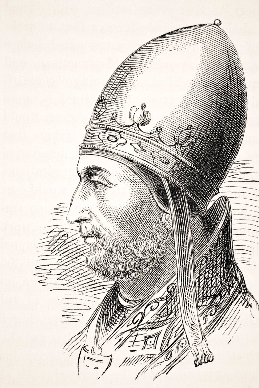 Le pape Adrien IV, de 