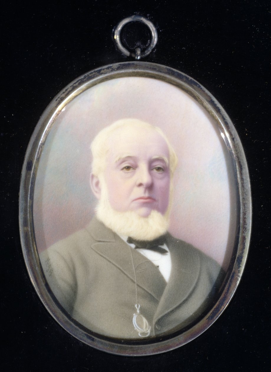 Portrait miniature de Warren de la Rue (1815-1889) - English School
