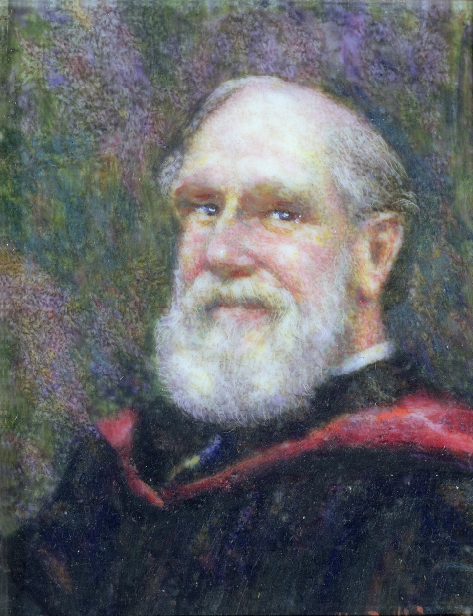 Portrait miniature de William Odling (1829-1921) - English School