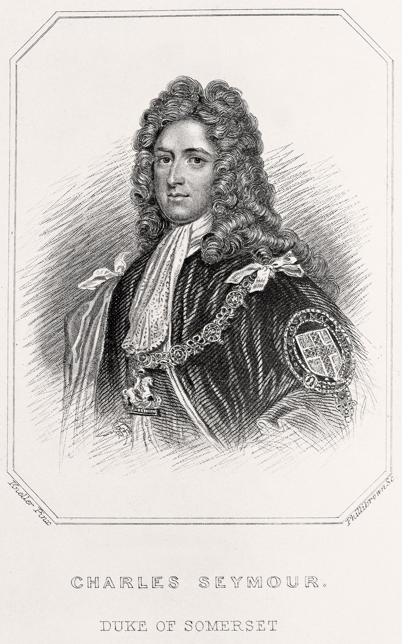 Portrait de Charles Seymour, duc de Somerset - English School