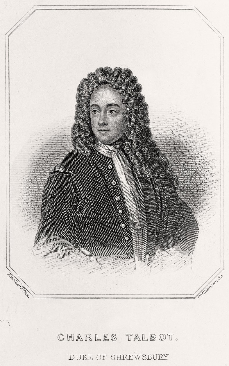 Portrait de Charles Talbot, duc de Shrewsbury, 1835 - English School