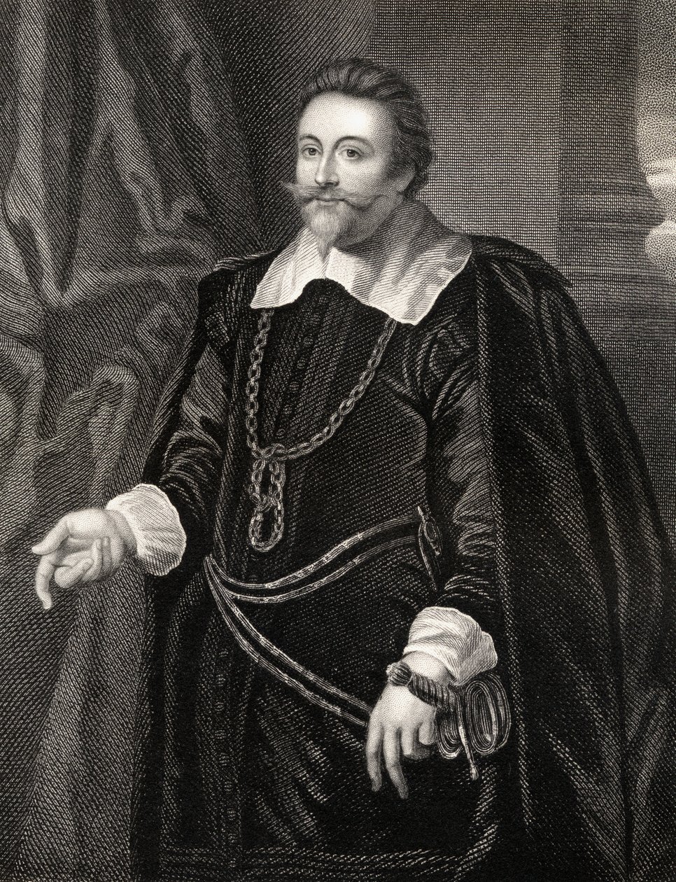 Portrait de Francis Cottington, de Lodges British Portraits, 1823 - English School