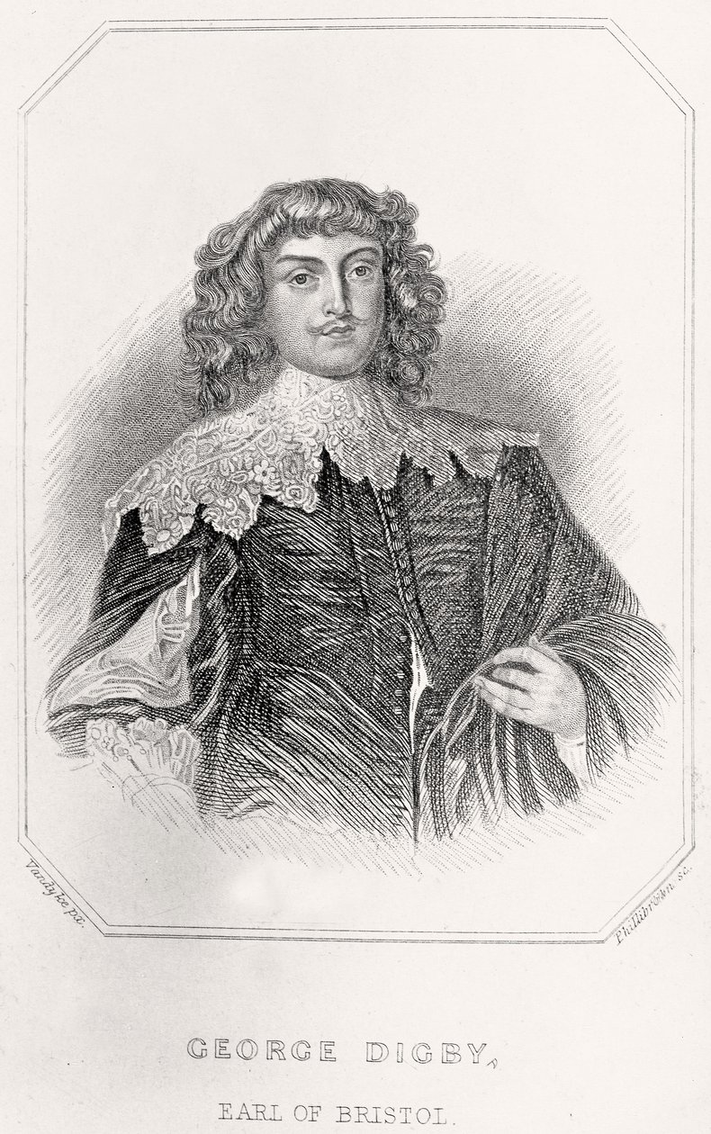 Portrait de George Digby, Comte de Bristol, 1835 - English School