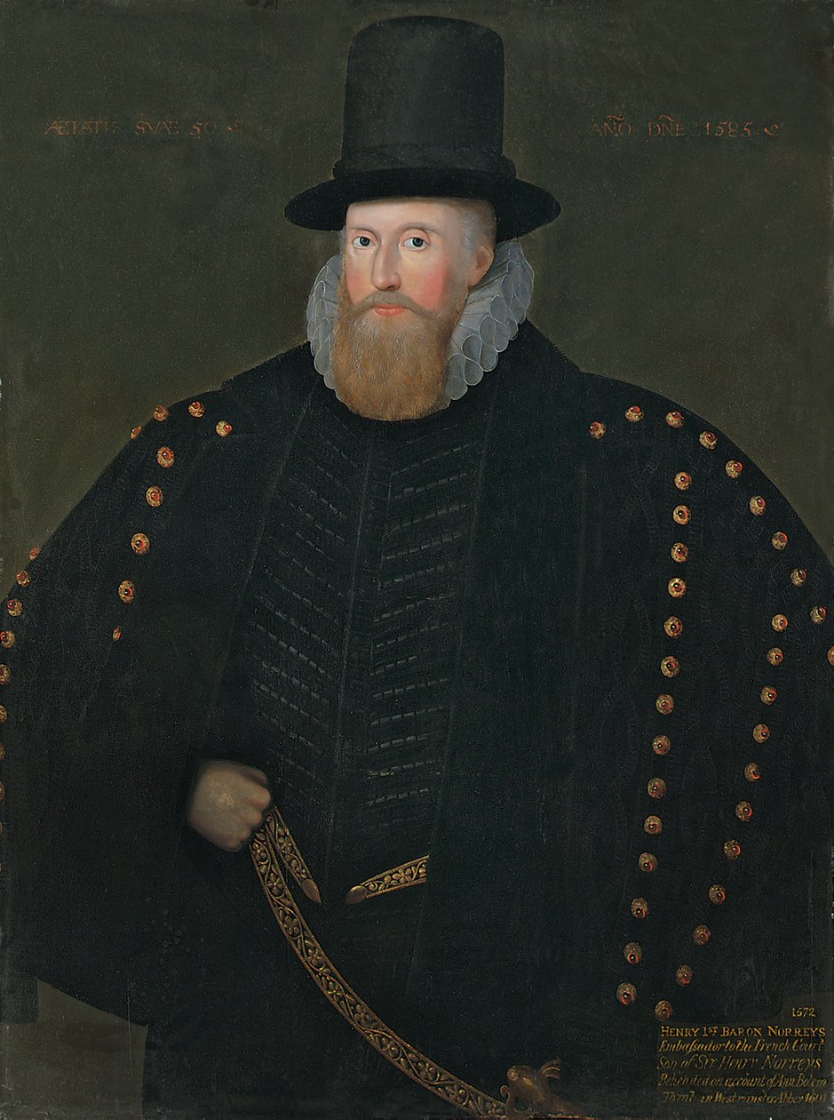 Portrait de Henry, 1er Baron Norris, de Rycote, 1585 - English School