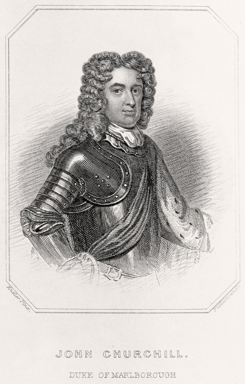 Portrait de John Churchill, duc de Marlborough - English School