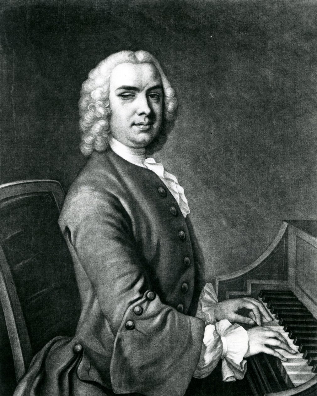 Portrait de John Stanley (1712-86) (gravure) - English School