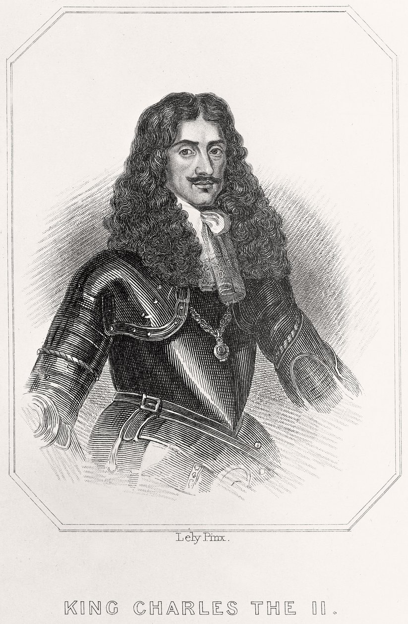 Portrait du roi Charles II, 1835 - English School