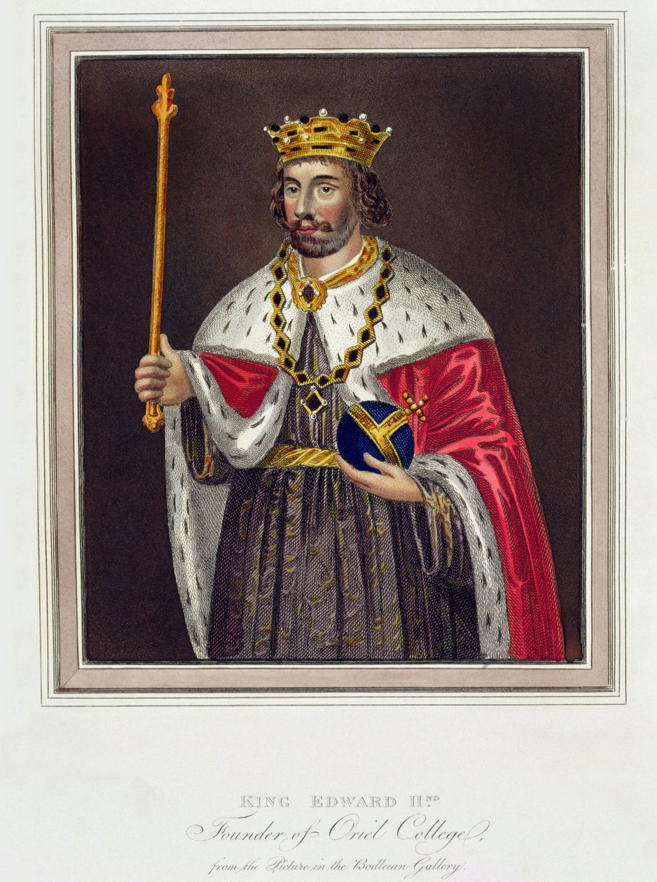 Portrait du roi Édouard II (1284-1327) fondateur de l