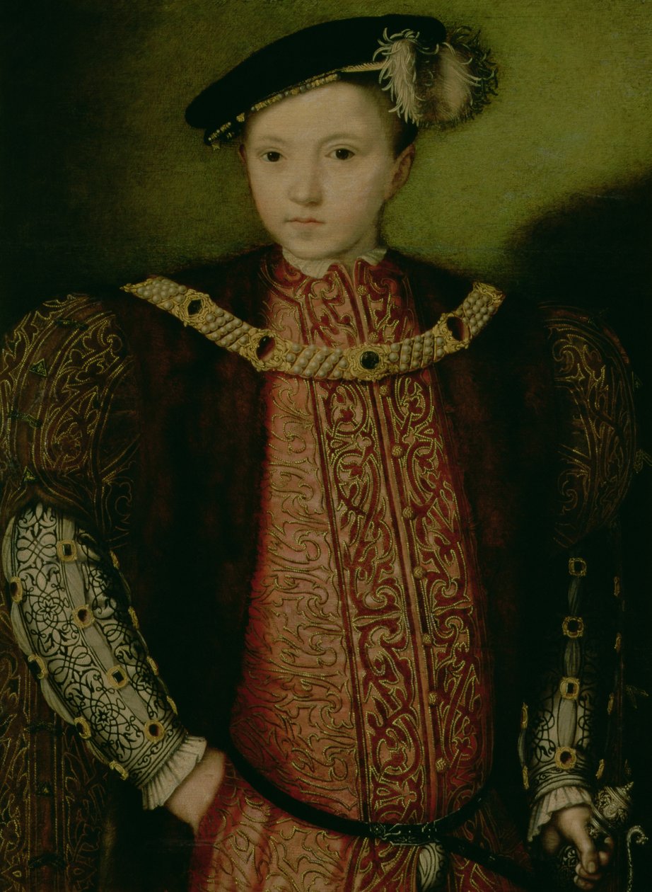 Portrait du roi Édouard VI (1537-53) 16ème siècle - English School