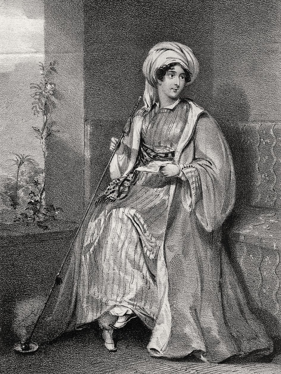 Portrait de Lady Hester Stanhope - English School