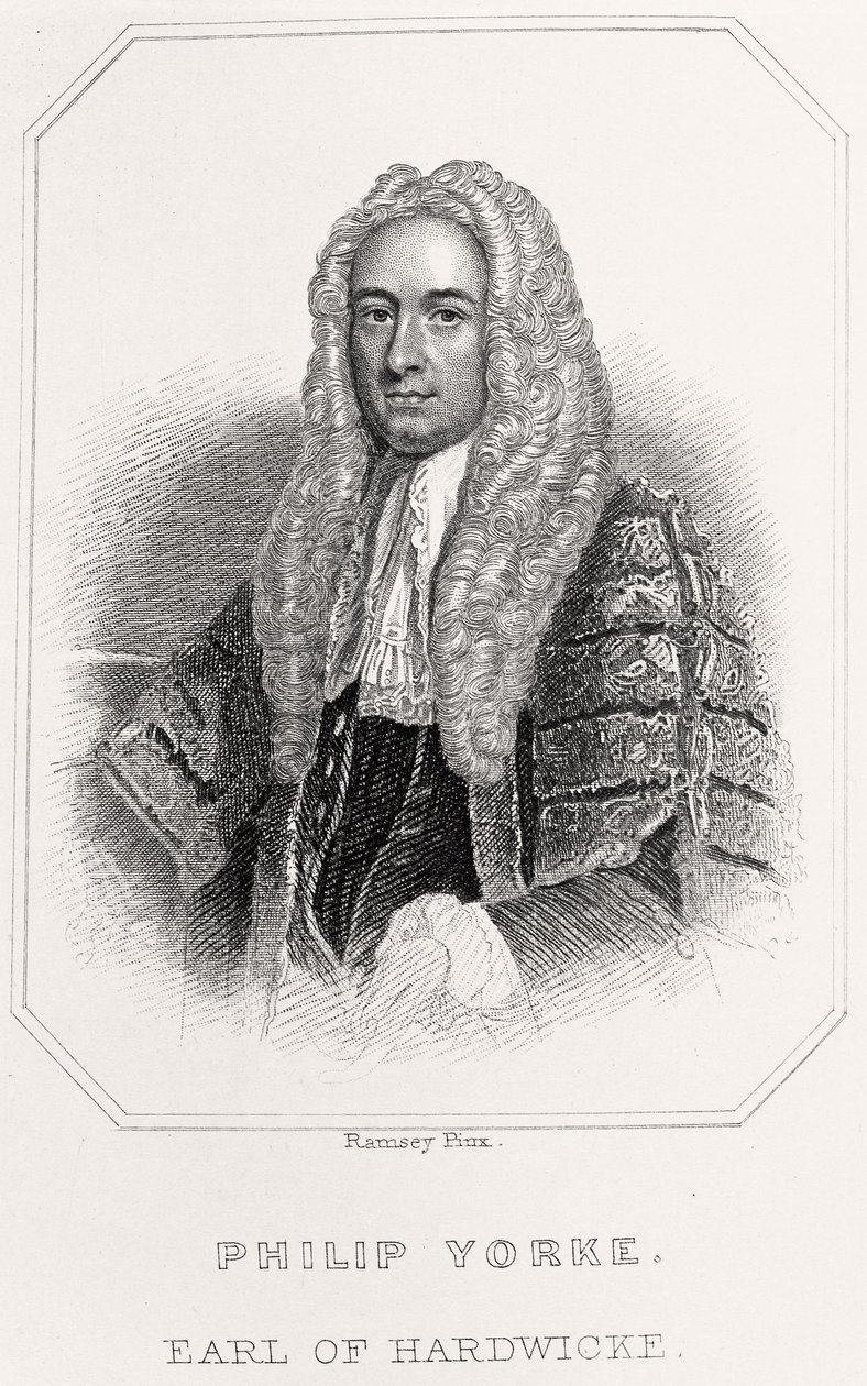 Portrait de Philip Yorke, comte de Hardwicke - English School