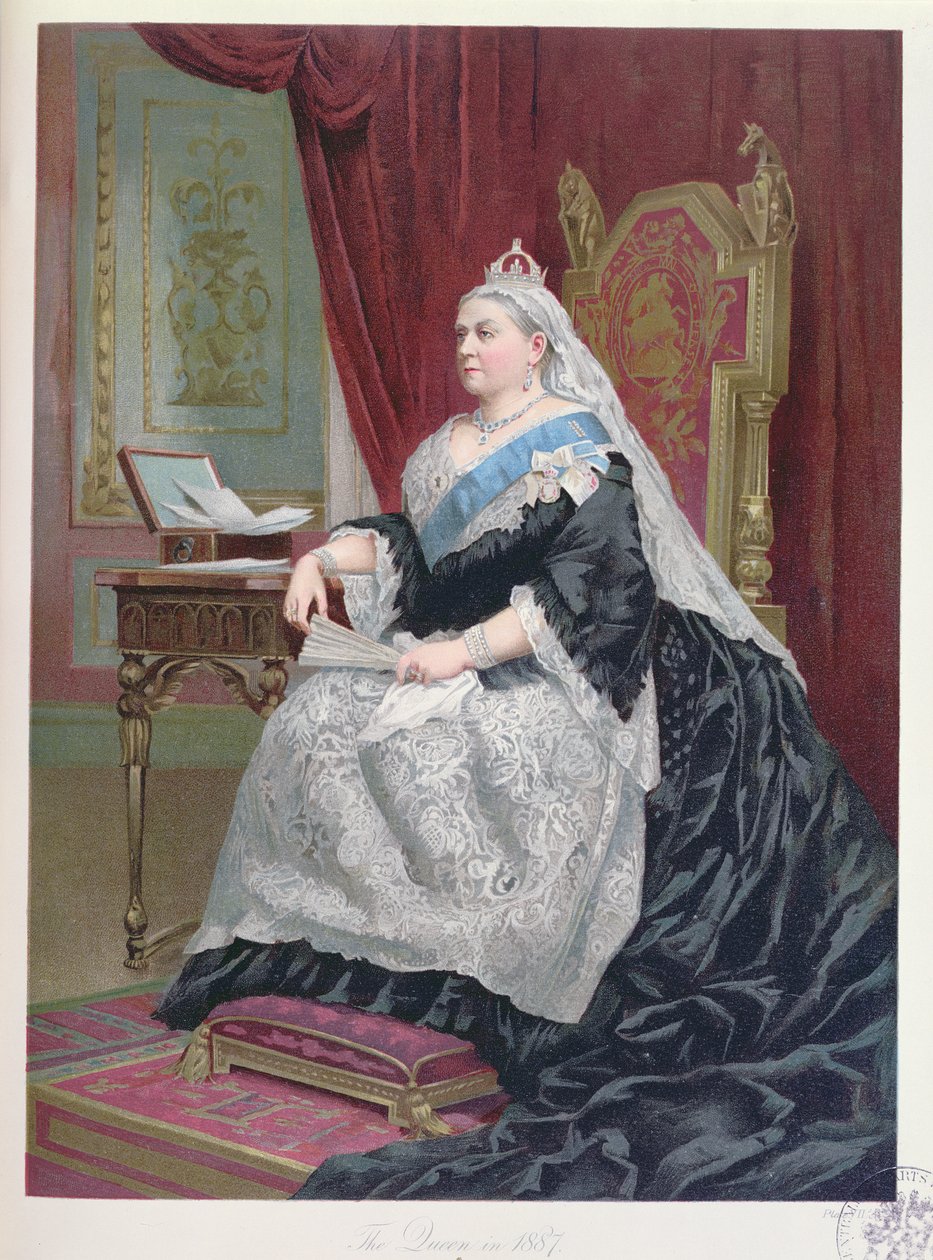 Portrait de la reine Victoria lors de son jubilé d