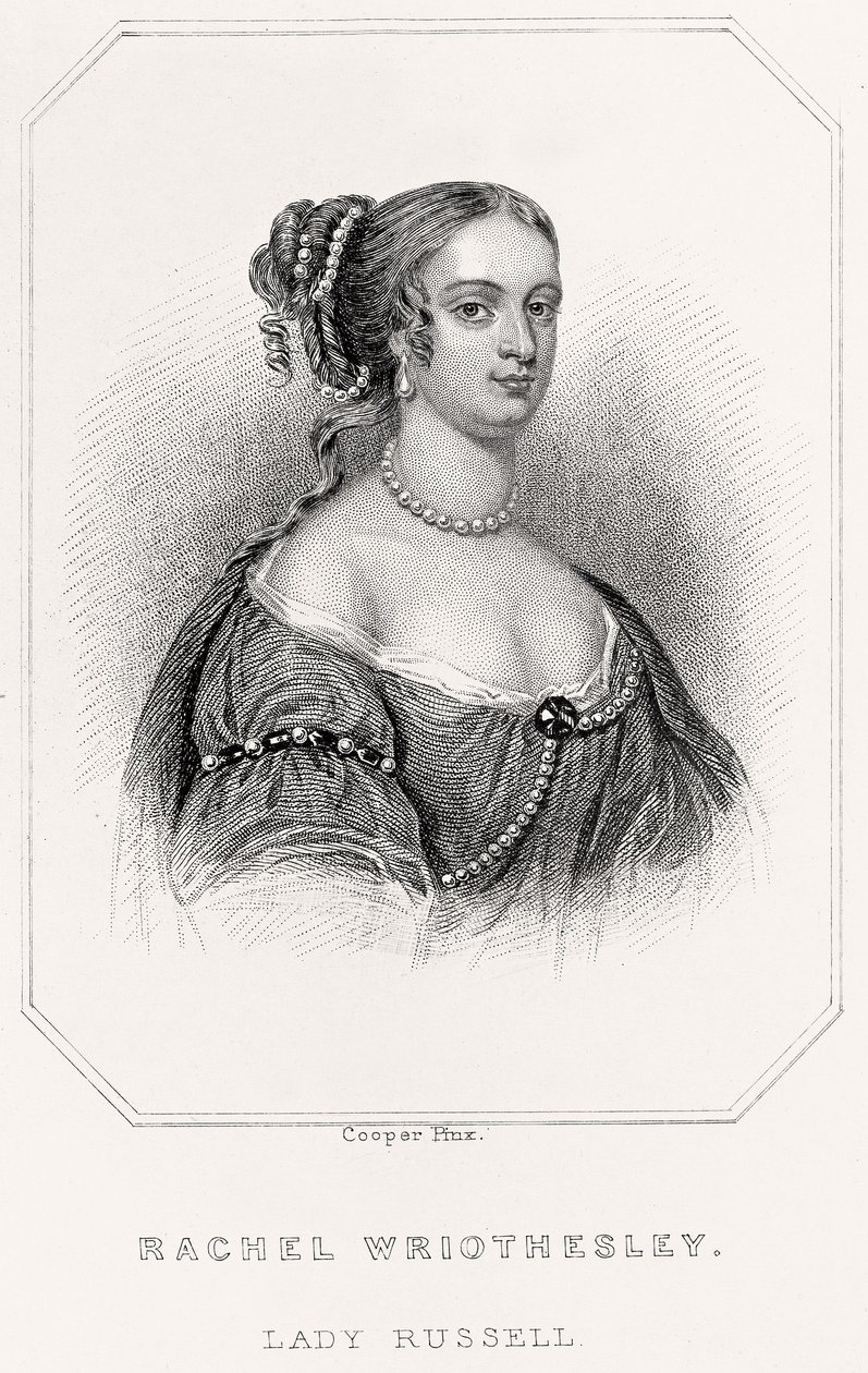 Portrait de Rachel Wriothesley, Lady Russell, 1835 - English School