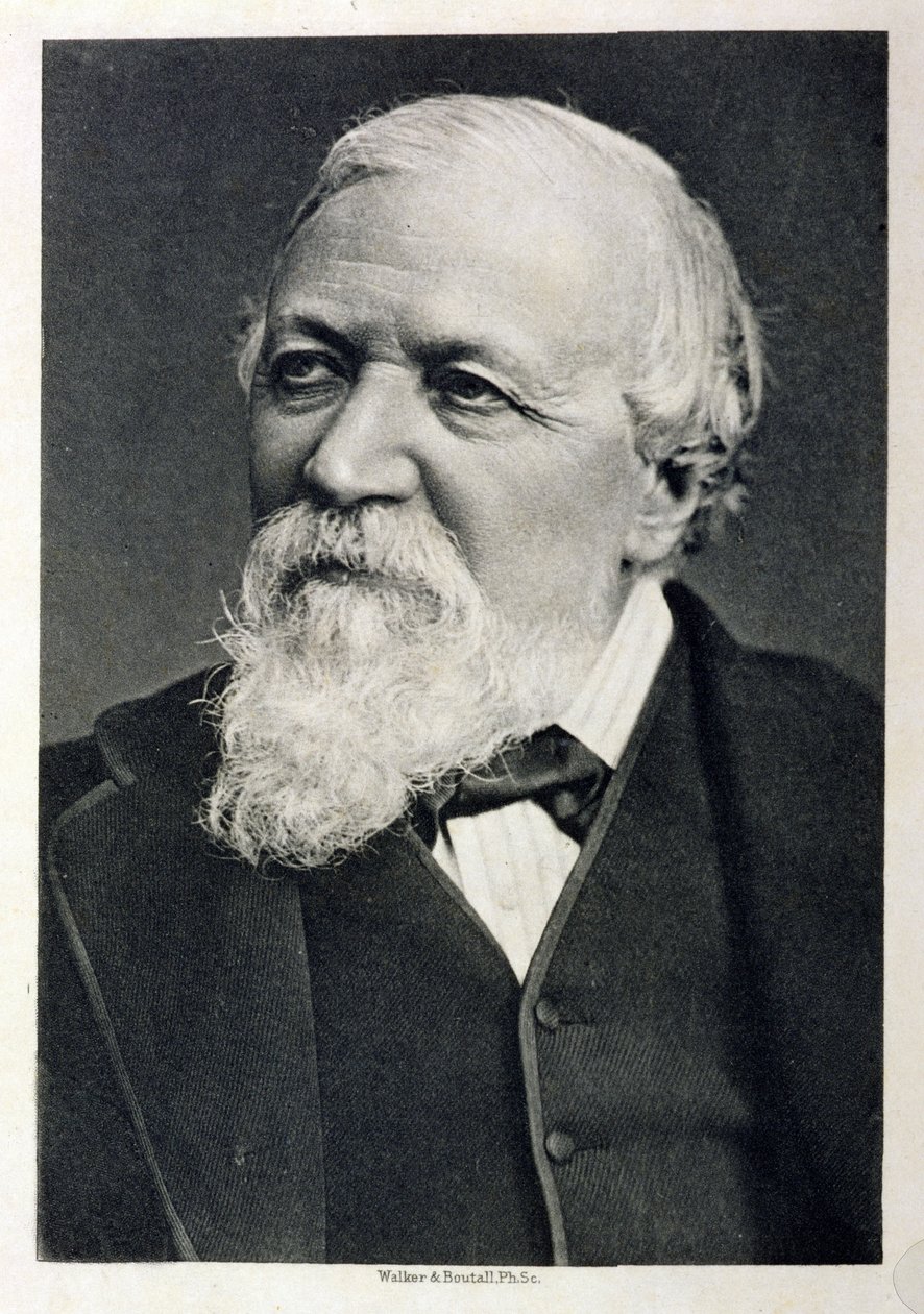 Portrait de Robert Browning (1812-89) d