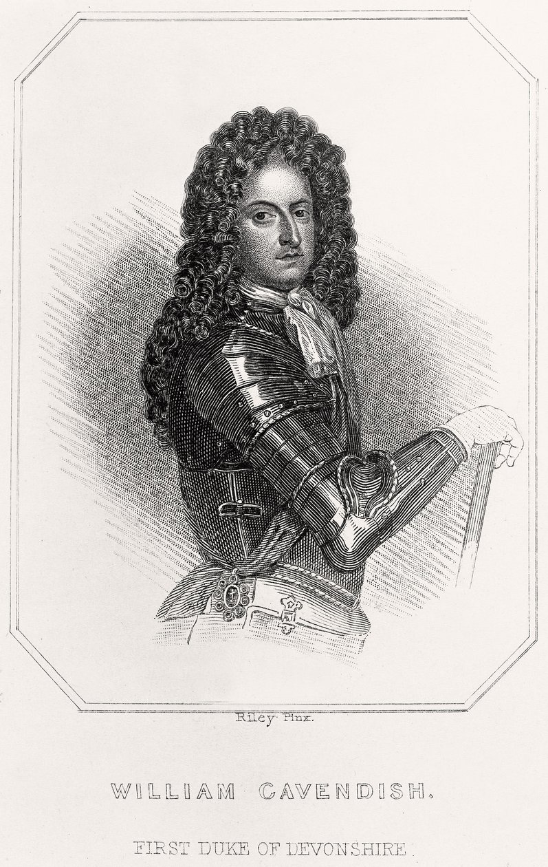 Portrait de William Cavendish, 1er duc de Devonshire - English School