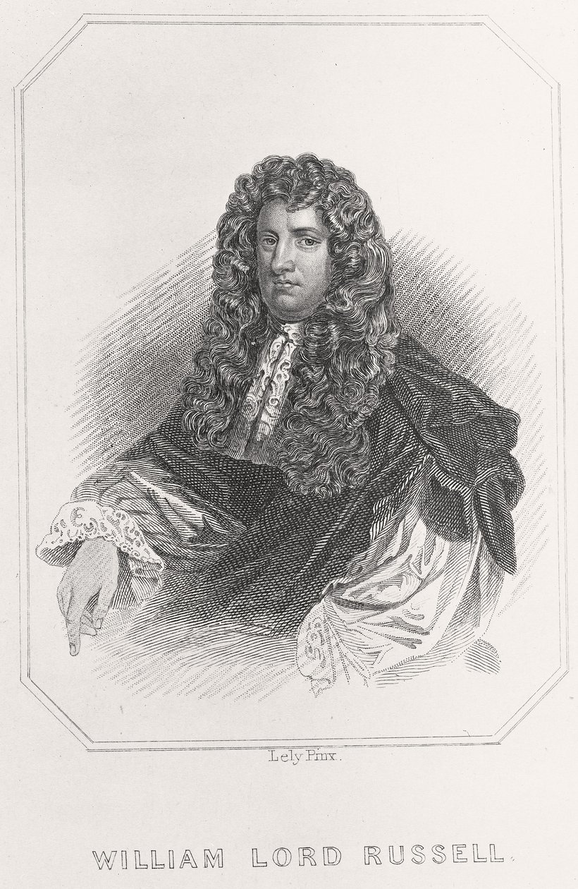 Portrait de William Lord Russell, 1835 - English School