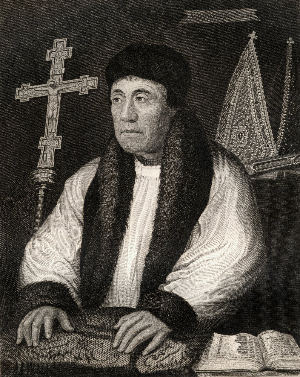 Portrait de William Warham (1450-1532), de Lodges British Portraits, 1823 - English School