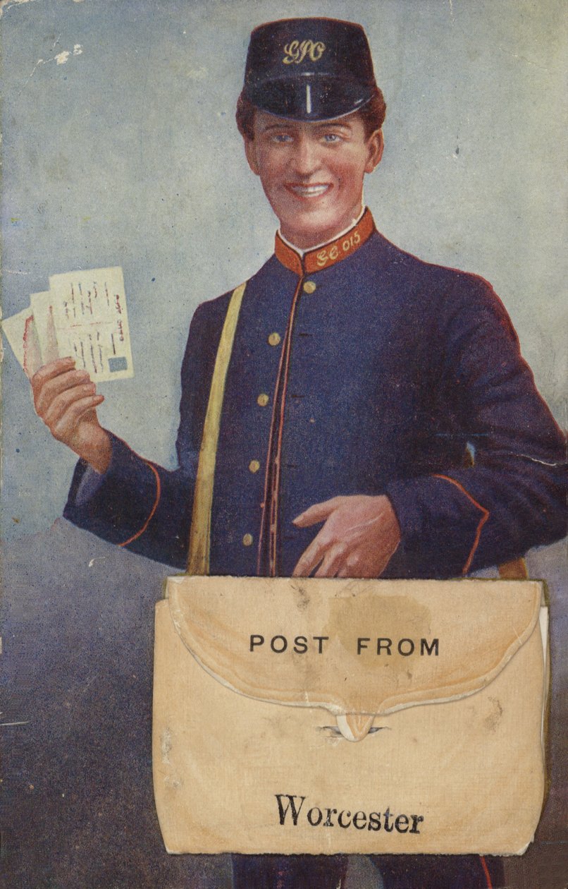 Poste de Worcester (lithographie couleur) - English School