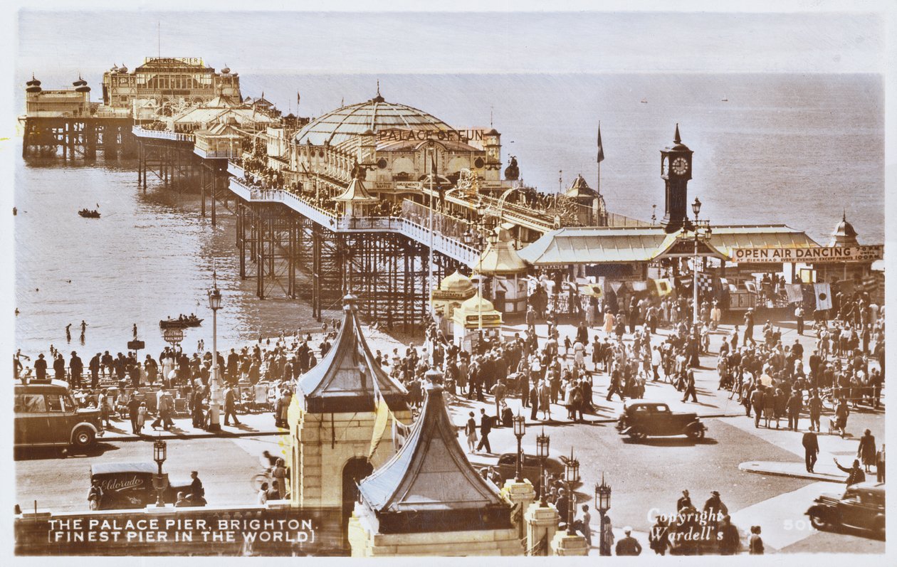 Carte postale représentant le Palace Pier à Brighton (d