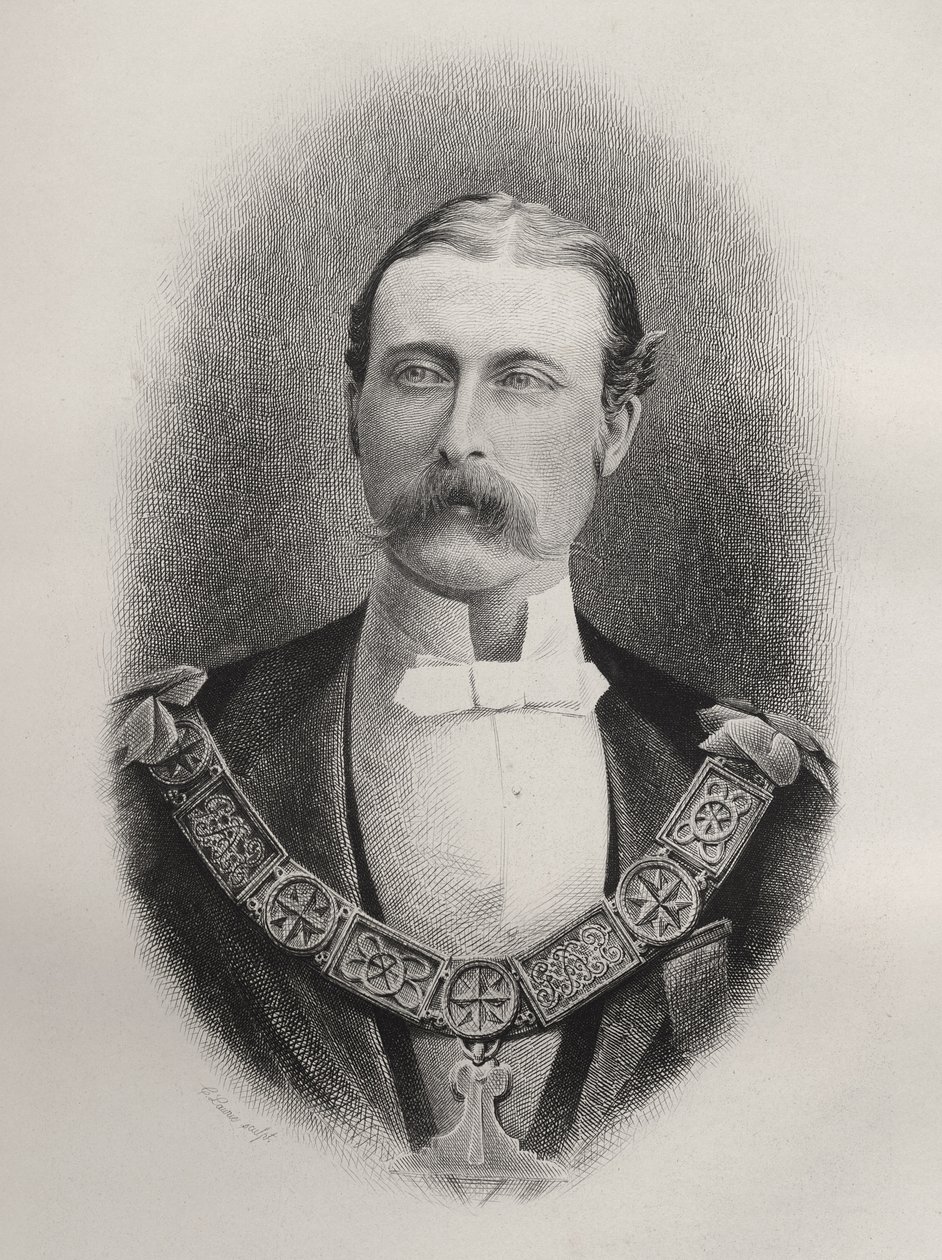 Prince Arthur William Patrick, duc de Connaught et Strathearn, gravé par C. Laurie, de 