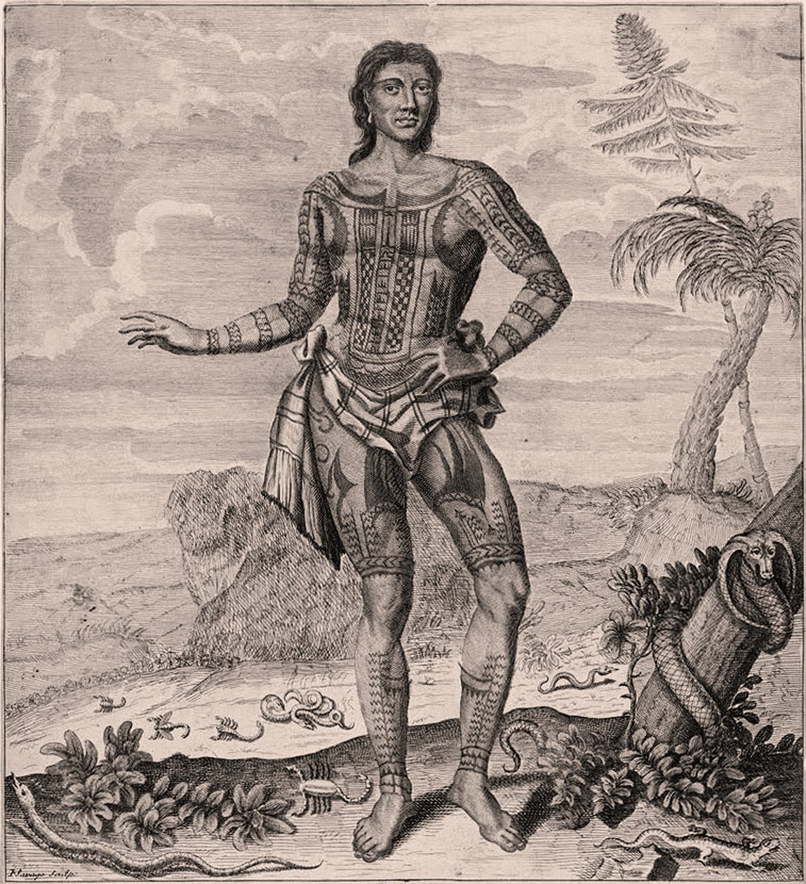 Prince Giolo des Philippines, 1691 - English School