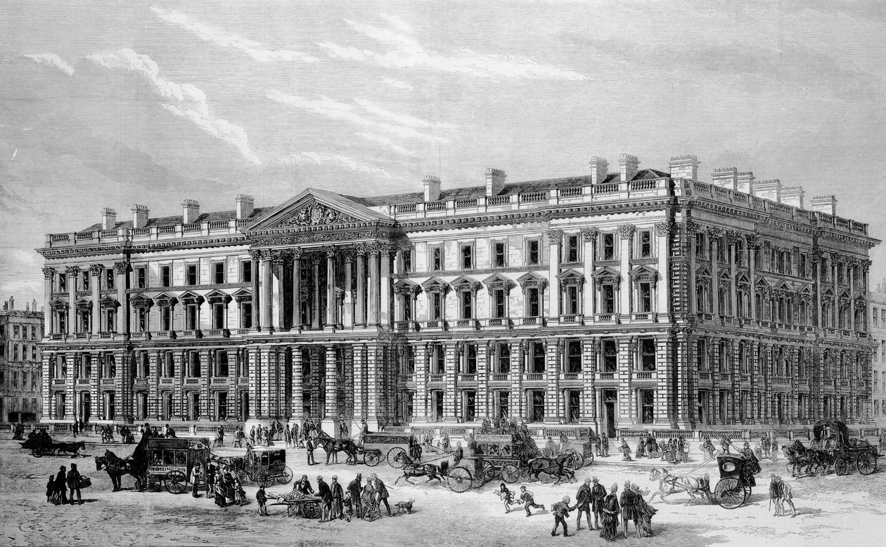 Nouveaux bâtiments proposés du General Post Office à St Martin-le-Grand - English School