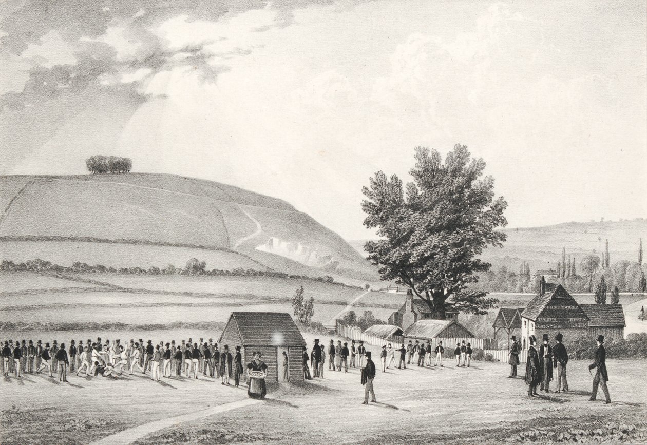 Écoliers (Charterhouse) jouant au football - English School
