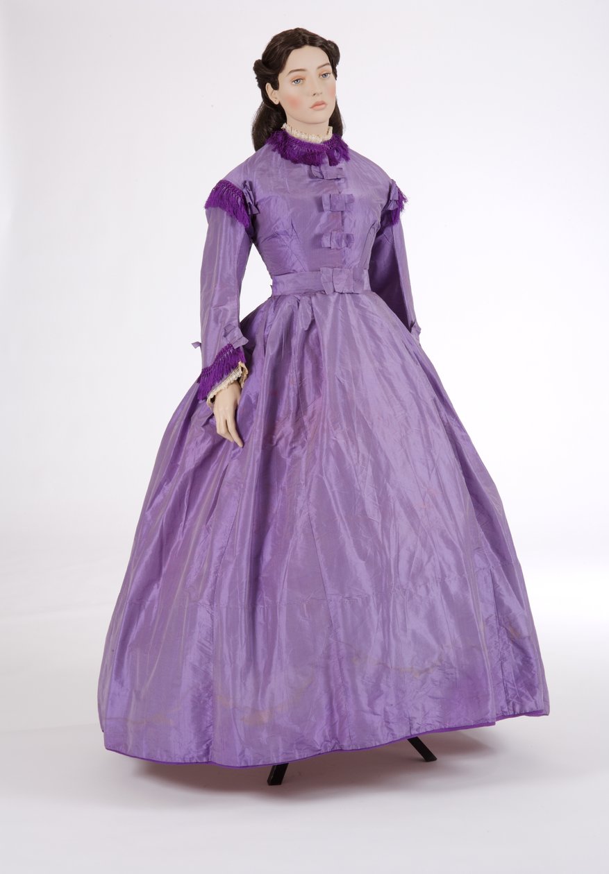 Robe de jour violette, années 1860 - English School