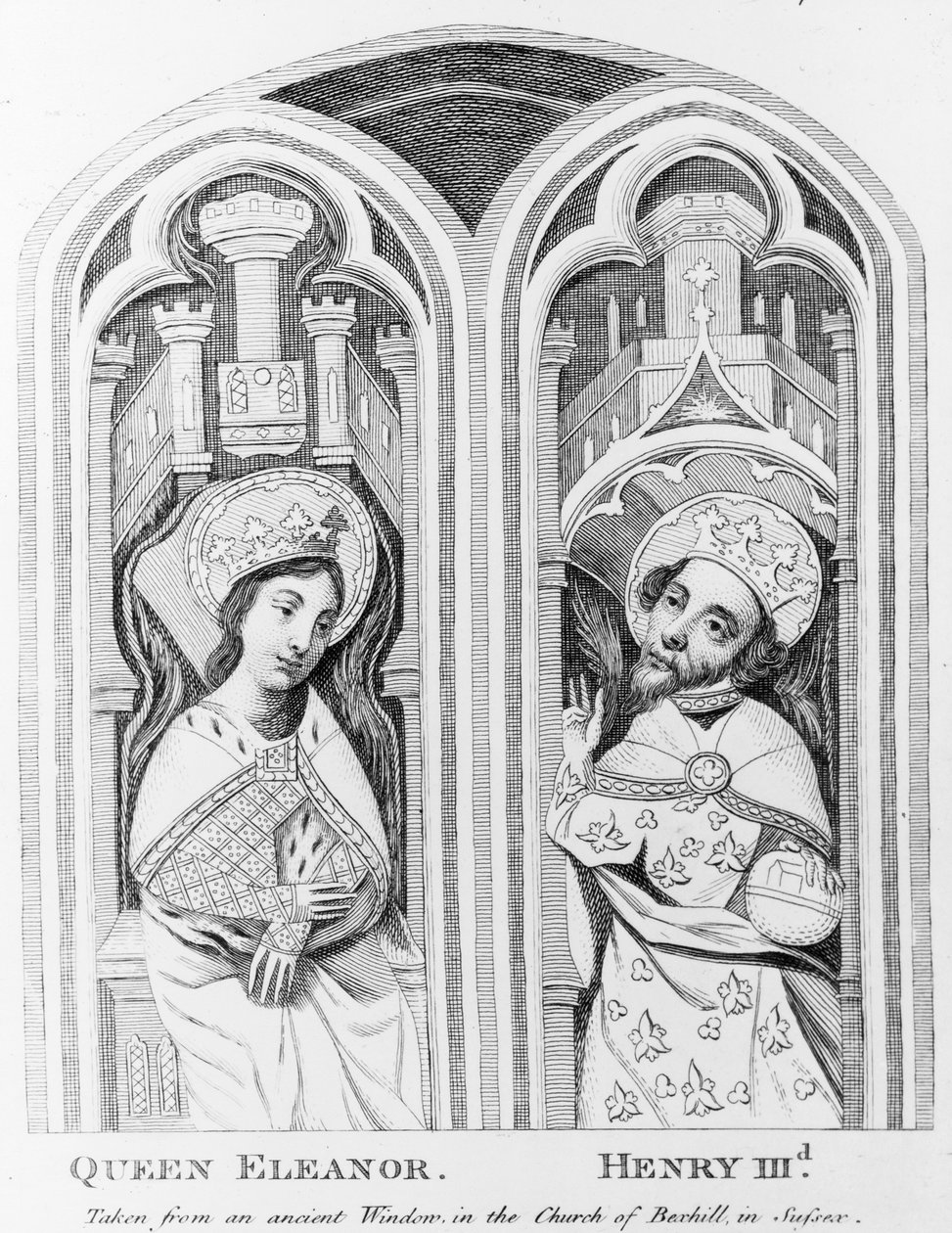 Reine Éléonore et Henri III, tiré d