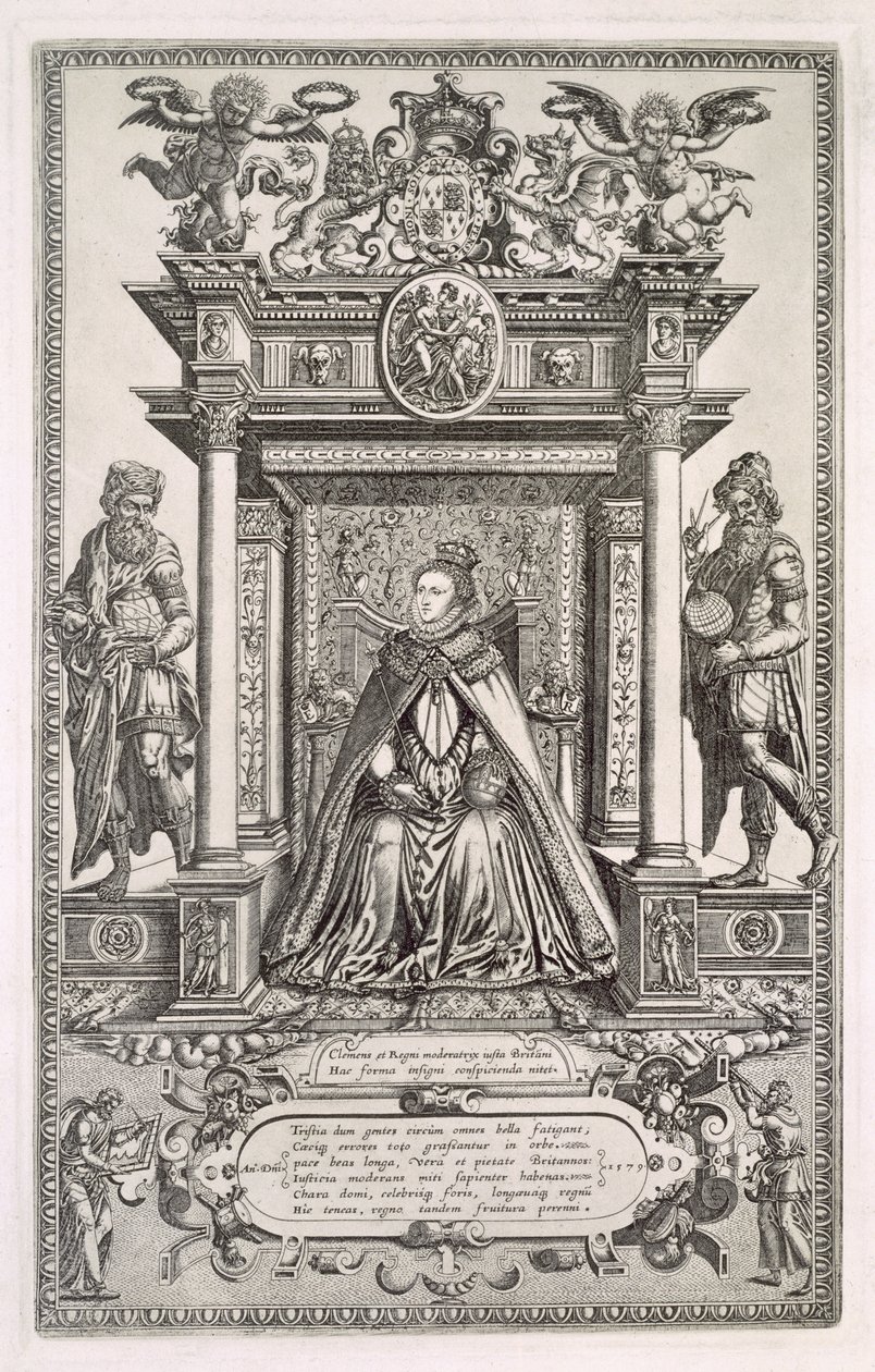 La reine Élisabeth Ire en tant que patronne de la géographie et de l