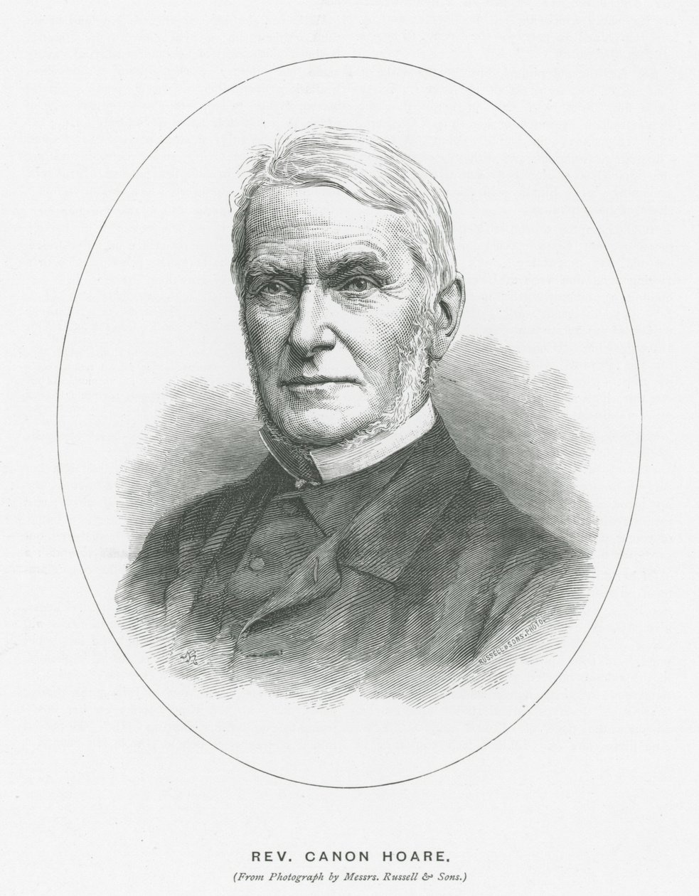 Révérend chanoine Hoare (lithographie) - English School