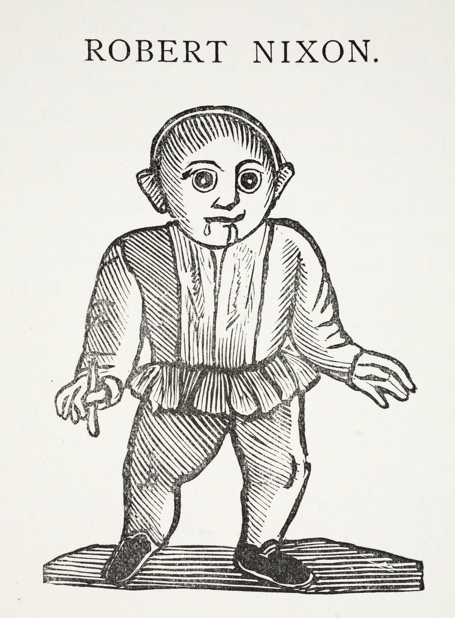 Robert Nixon, illustration de Chap-books du XVIIIe siècle par John Ashton, pub. 1882 - English School