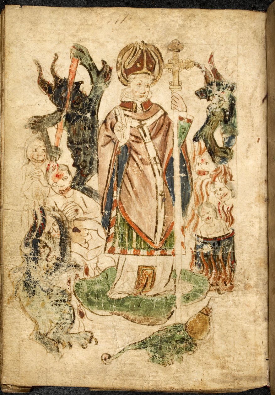 Saint Patrick, en costume d