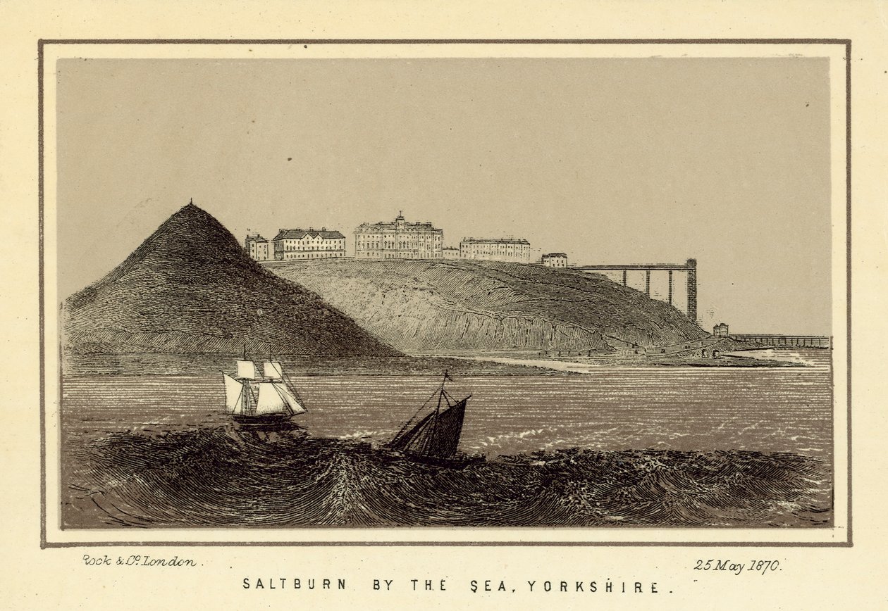 Saltburn by the Sea, Yorkshire (lithographie) - English School