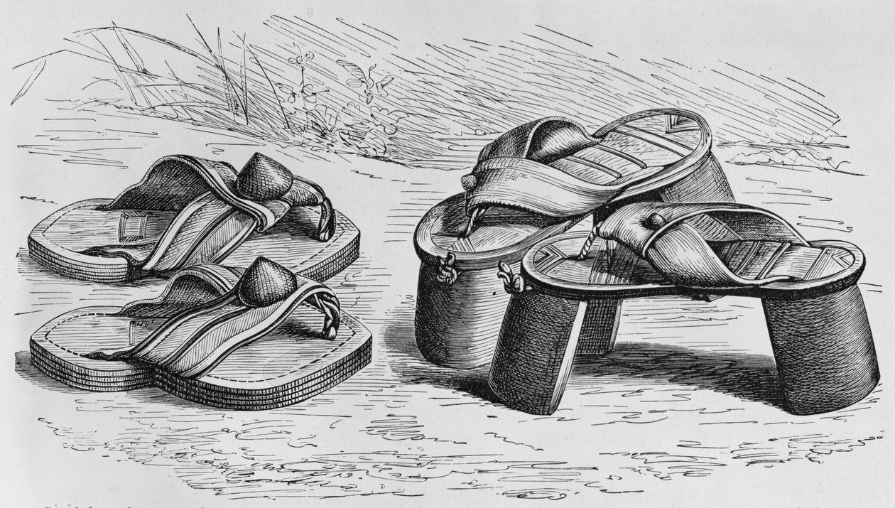 Sandales et patins du Soudan occidental, peut-être Mandingue, de 