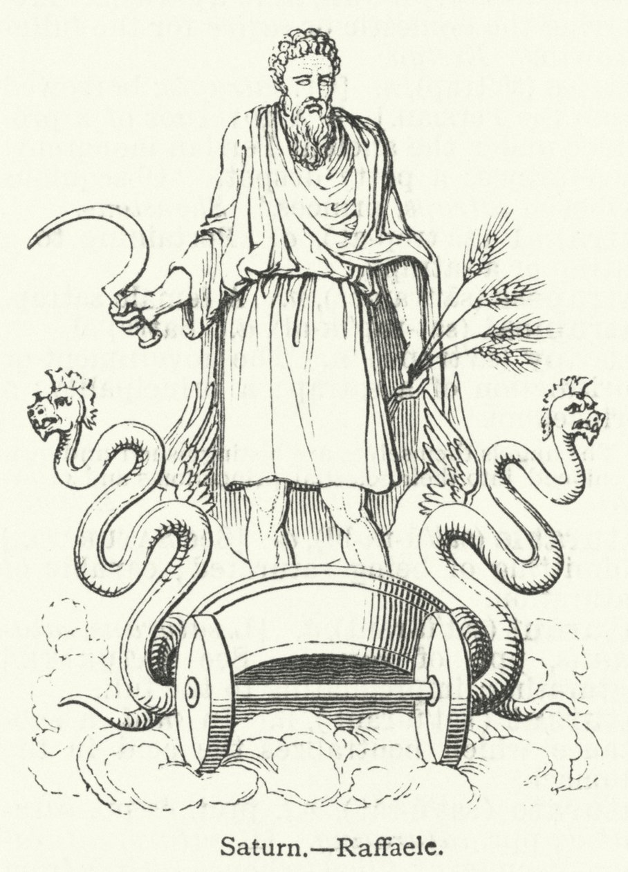 Saturne (gravure) - English School