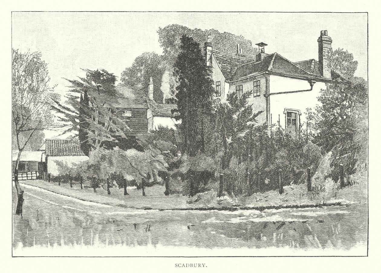Scadbury (gravure) - English School