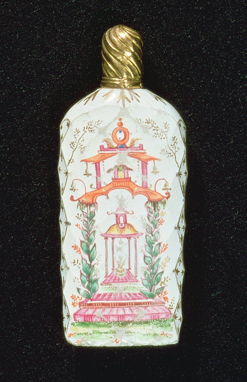Flacon à parfum décoré d