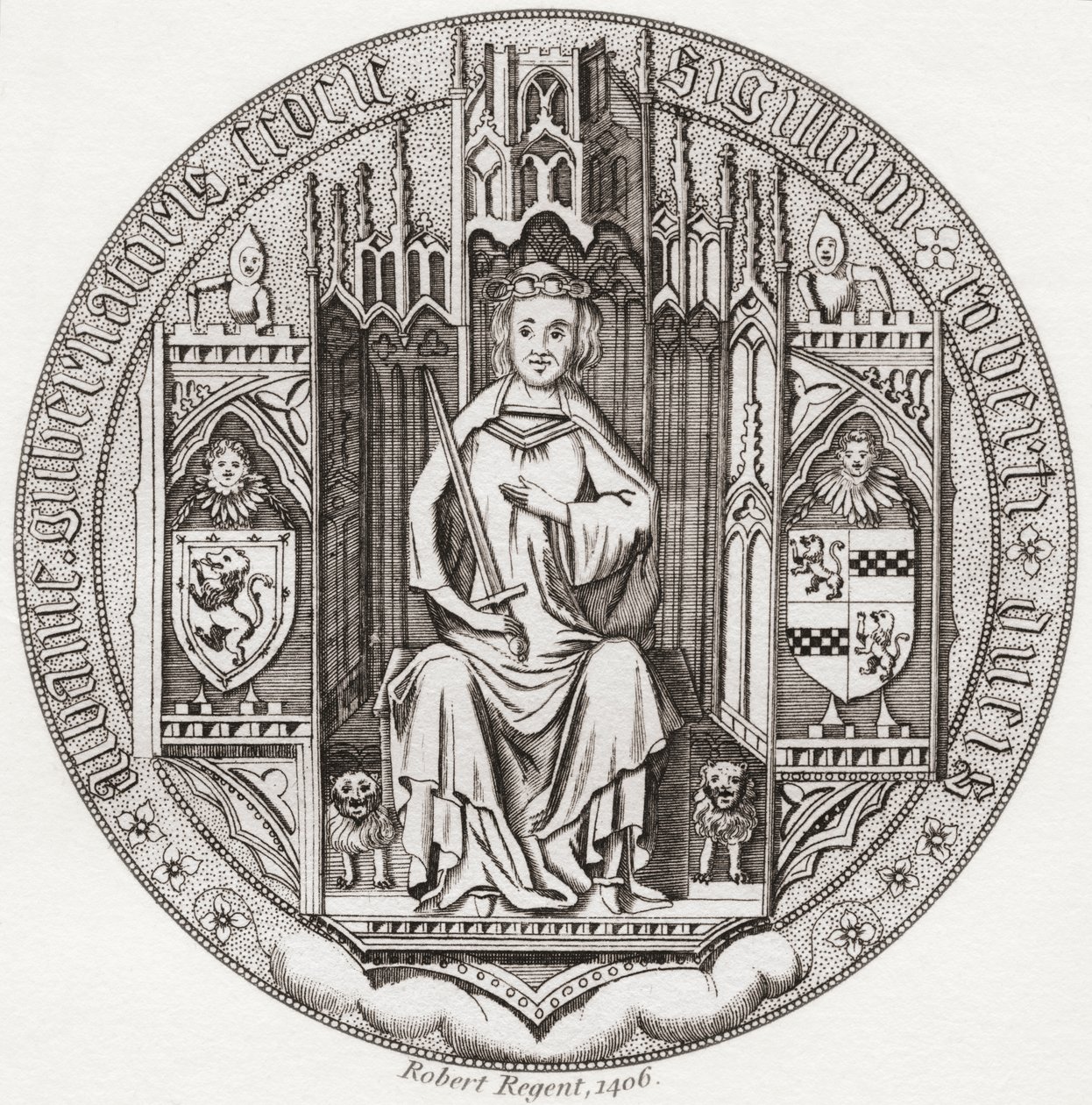 Sceau de Robert Stewart, Duc d