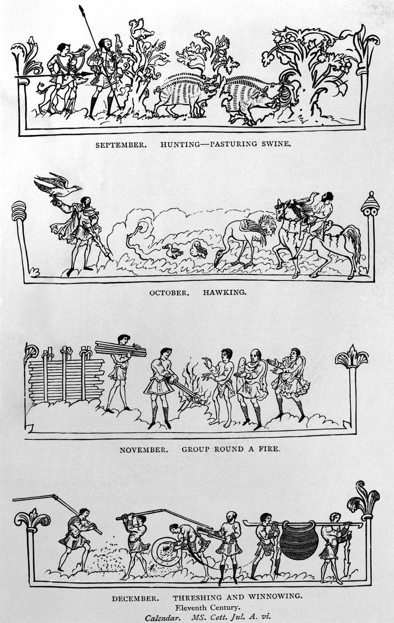 Septembre, octobre, novembre et décembre, de 