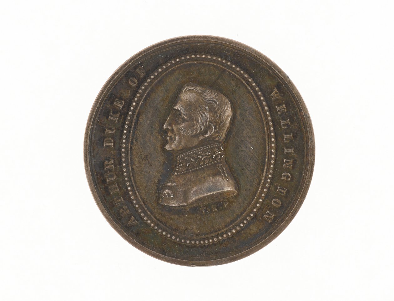 Médaille en argent commémorant la mort du Duc de Wellington, 1852 - English School