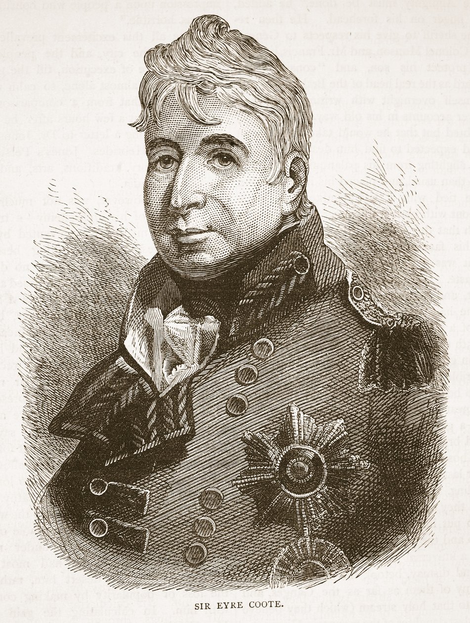 Sir Eyre Coote, illustration de Cassell